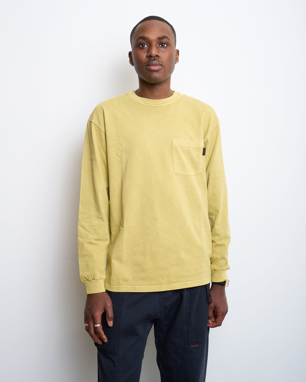 LS Pocket Tee - Sulphur Gramicci
