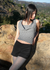 Jameson Stripe Top - Melange Grey