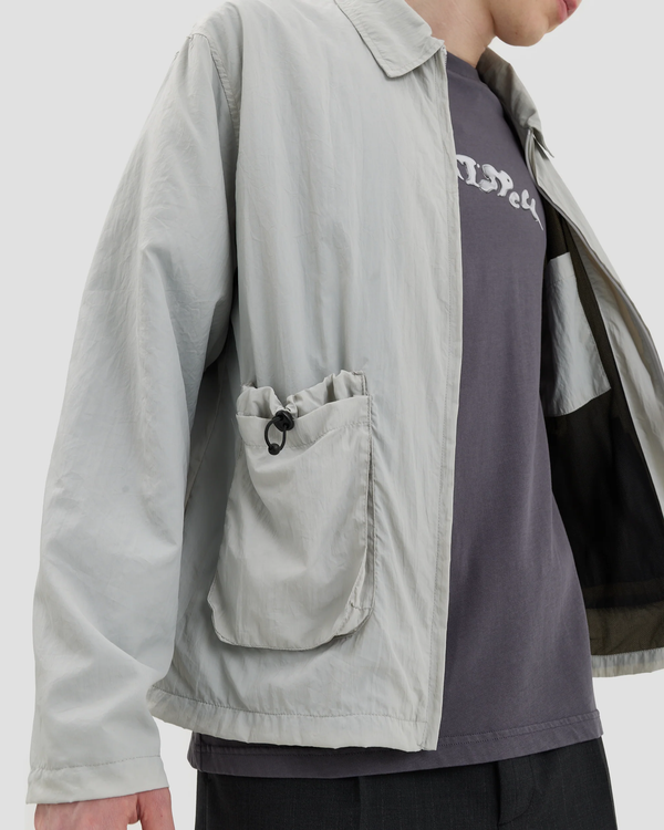 Double Zip Jacket - Light Grey