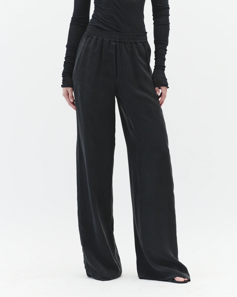 Cupro Pants - Black Unmere