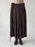 Barra Pleated Skirt - Brown