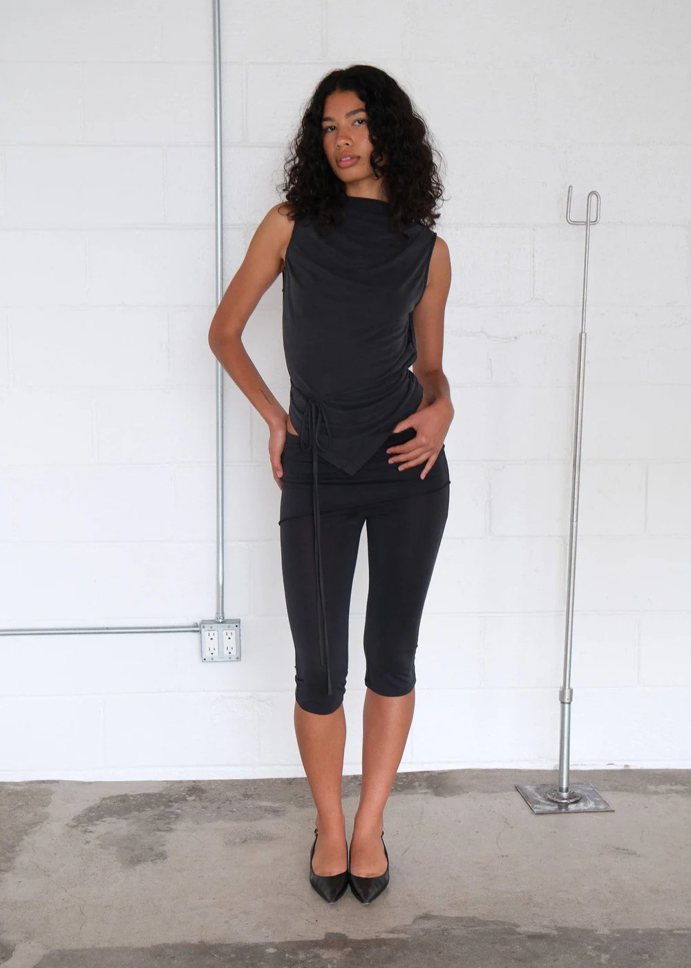 Portia Top - Onyx Geel