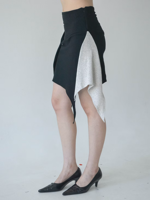 Tro Midi Skirt - Black