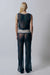 Sheer Knit Vest - Navy