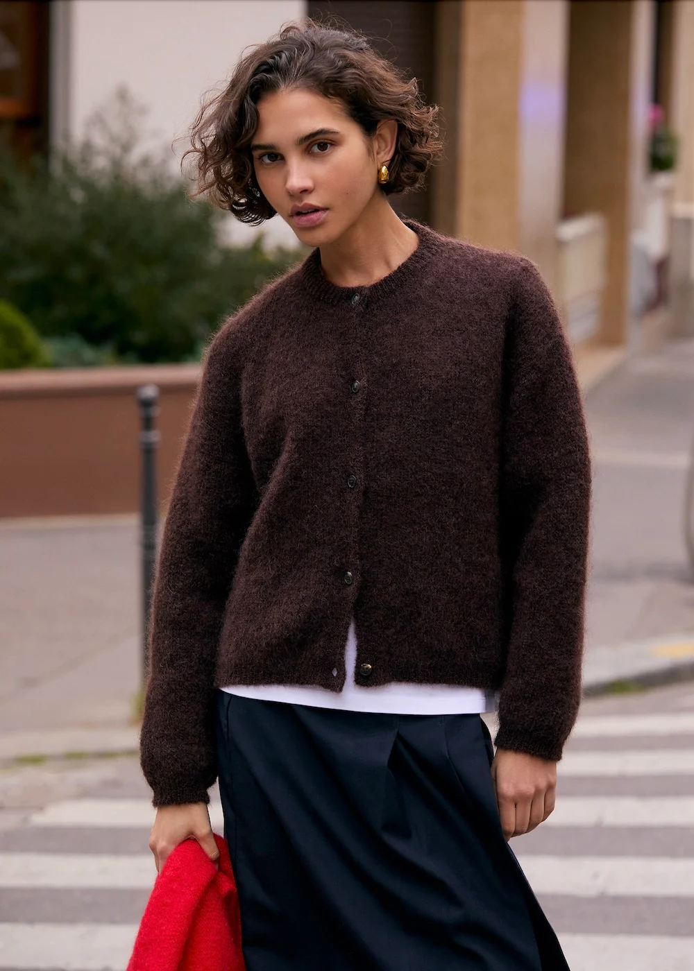 Olivia Cardigan - Chocolate