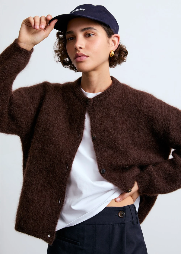 Olivia Cardigan - Chocolate