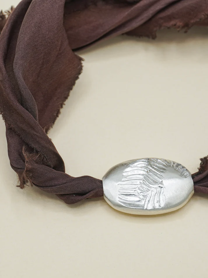 Flock Bead - Silver Lizzie Ames