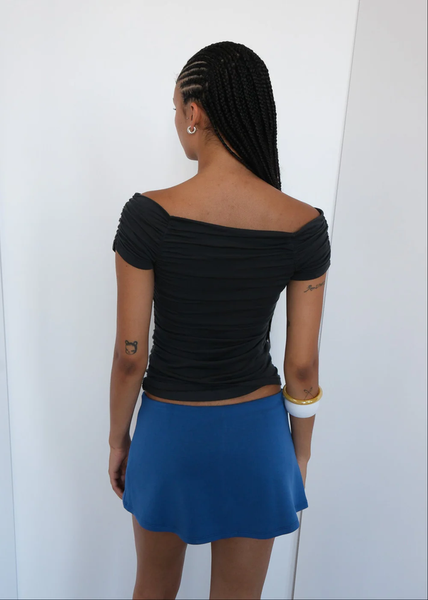 Halle Top - Black Geel