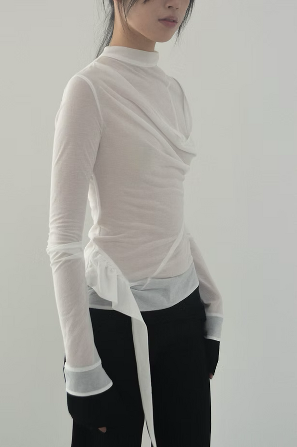 Aphora Long Sleeve Top - White