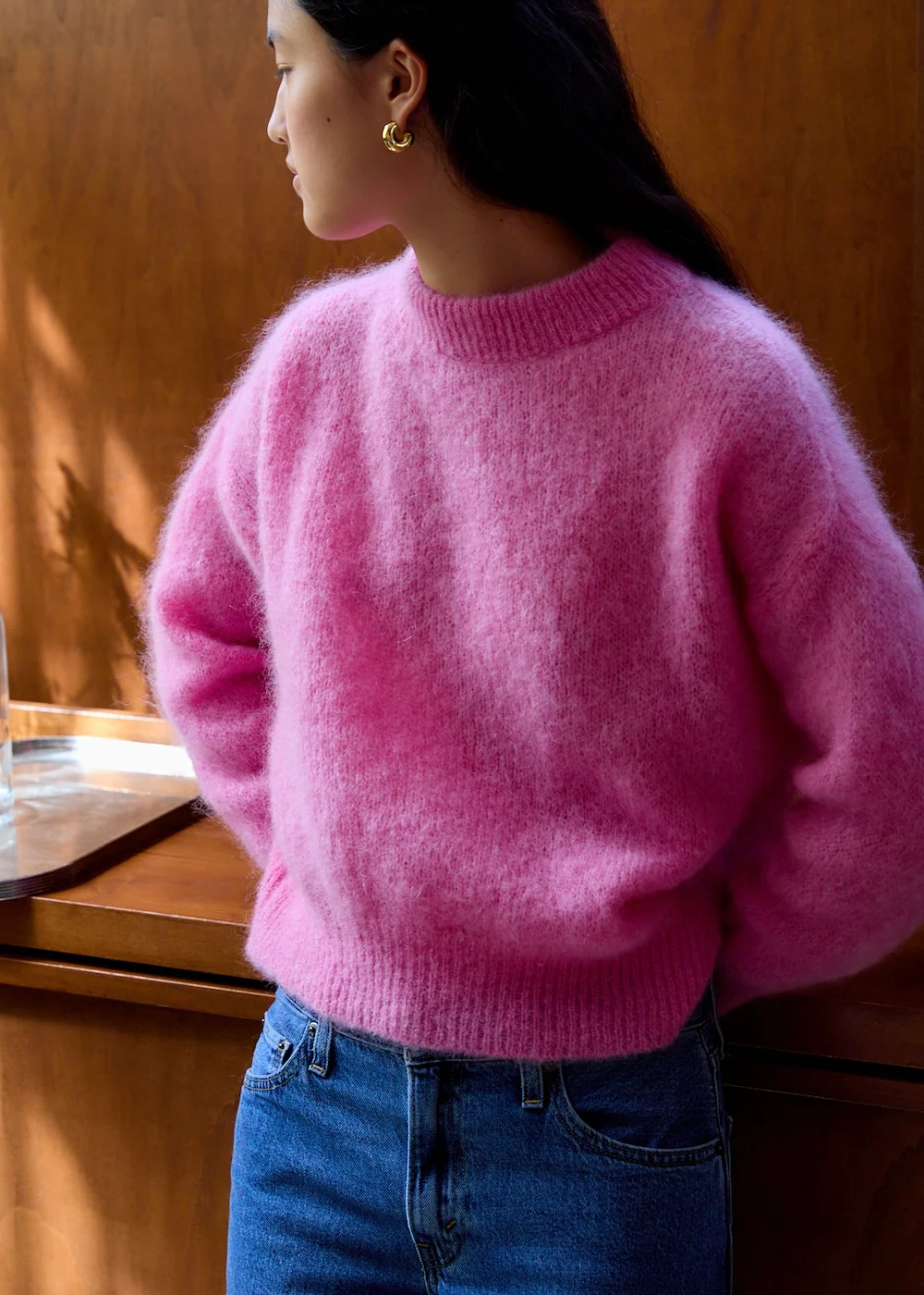 Jane Mohair Sweater - Pink