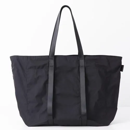Gabardine Tote L -Black Amiacalva