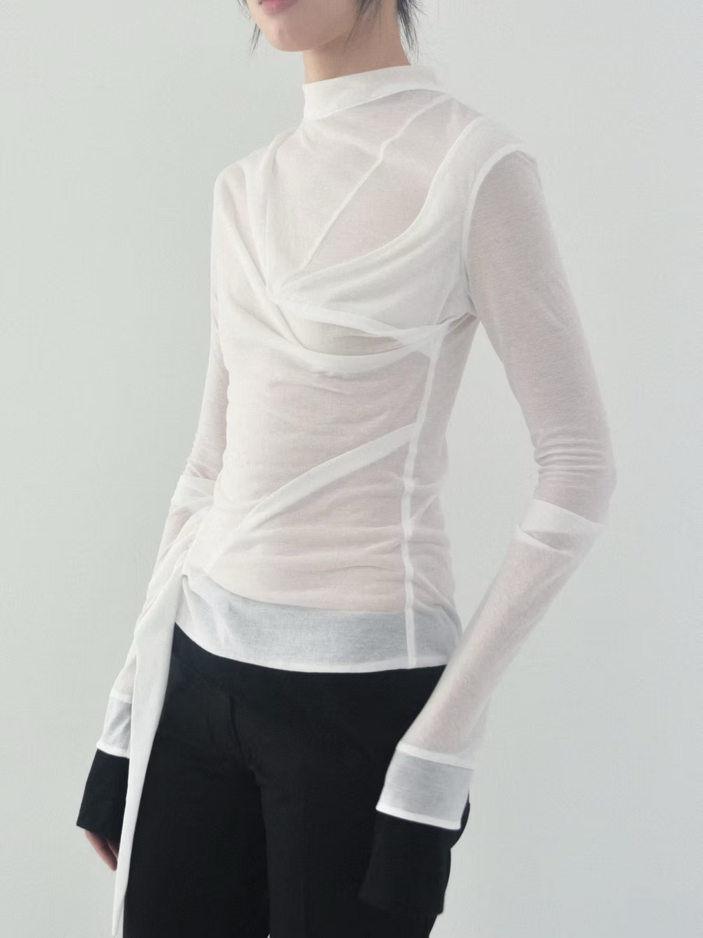 Aphora Long Sleeve Top - White
