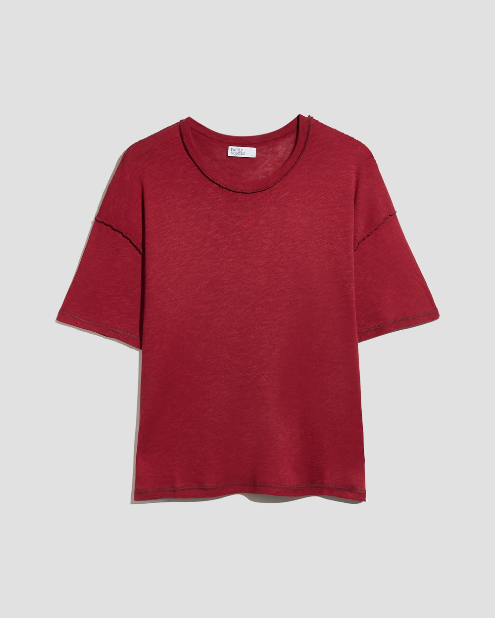 Lightweight SS T-Shirt - Red Fairly Normal