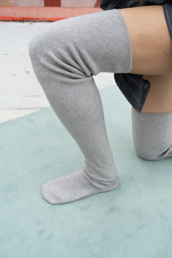 Tight High Socks - Light Grey