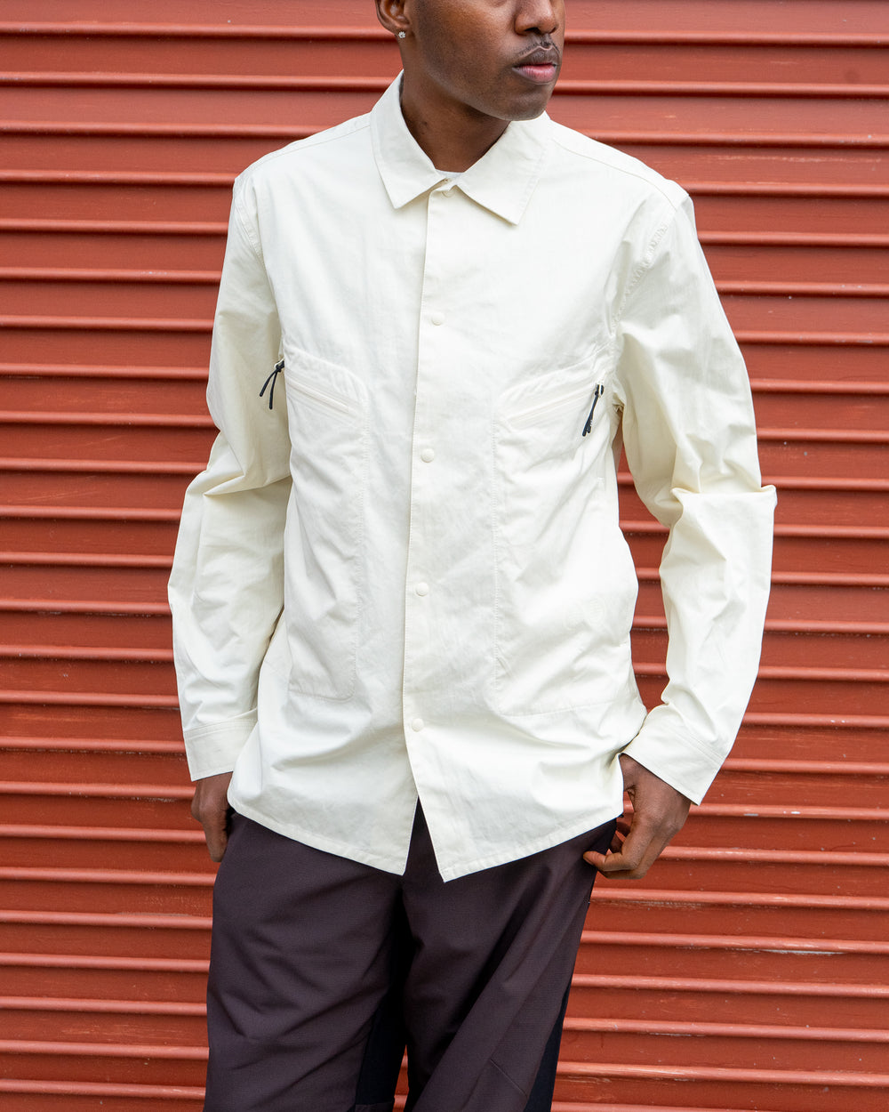 LS Trail Overshirt - Cream