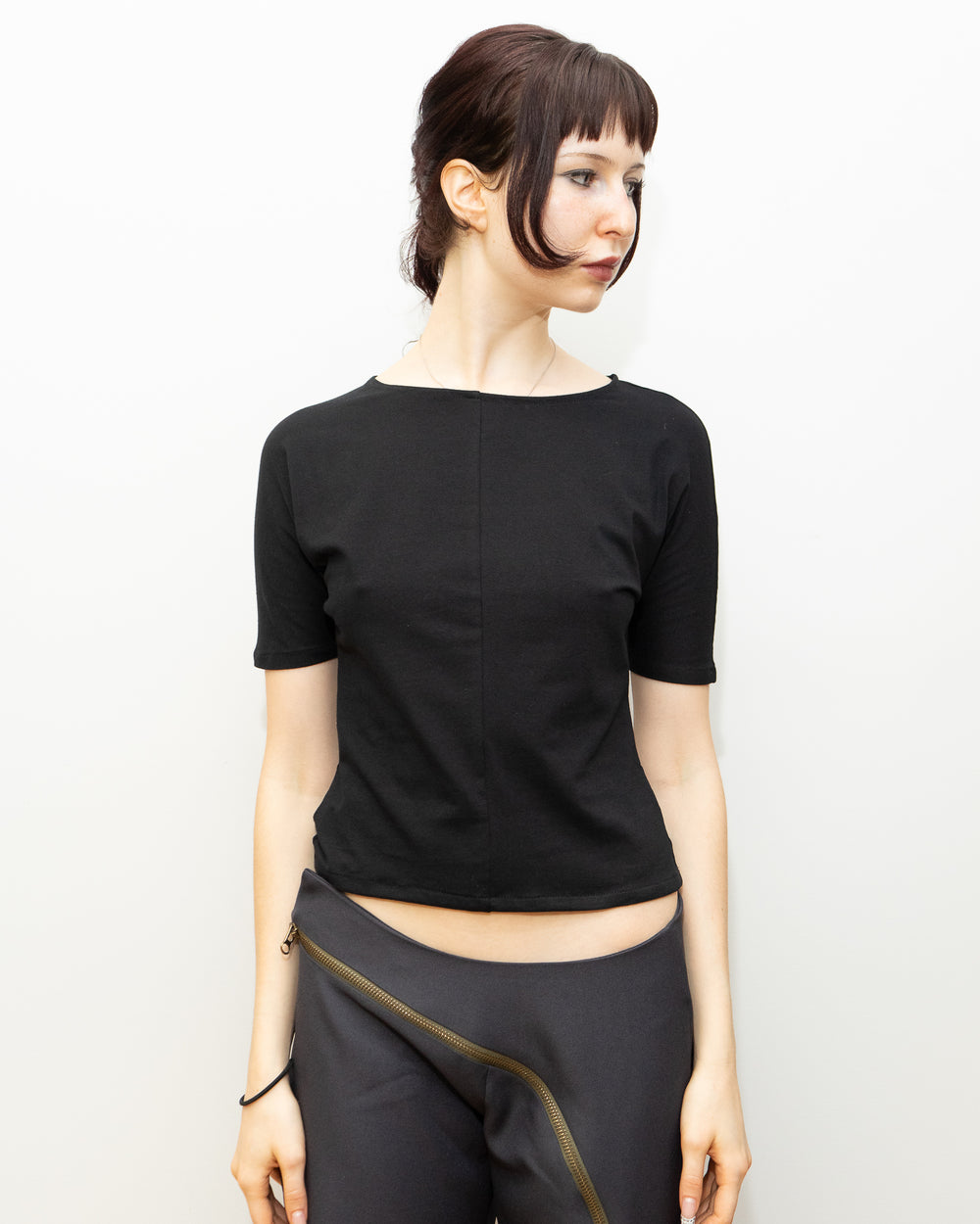 Half Sleeve Tee - Black Paiden