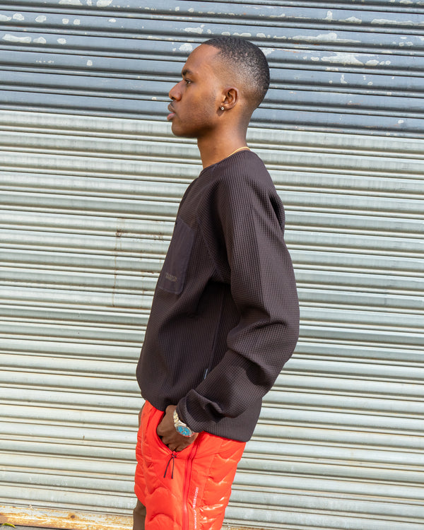 Waffle Jersey - Chocolate