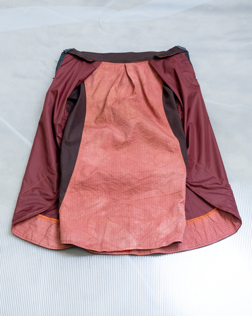 Jun Skirt - Red/Brown