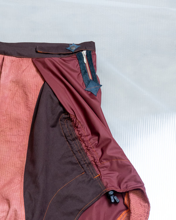 Jun Skirt - Red/Brown