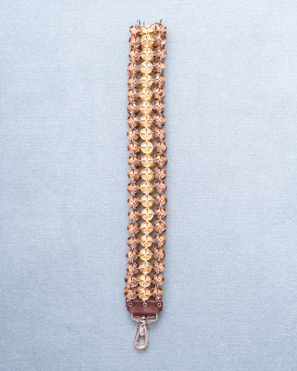 Button Strap - Brown/Cream Stefan Cooke