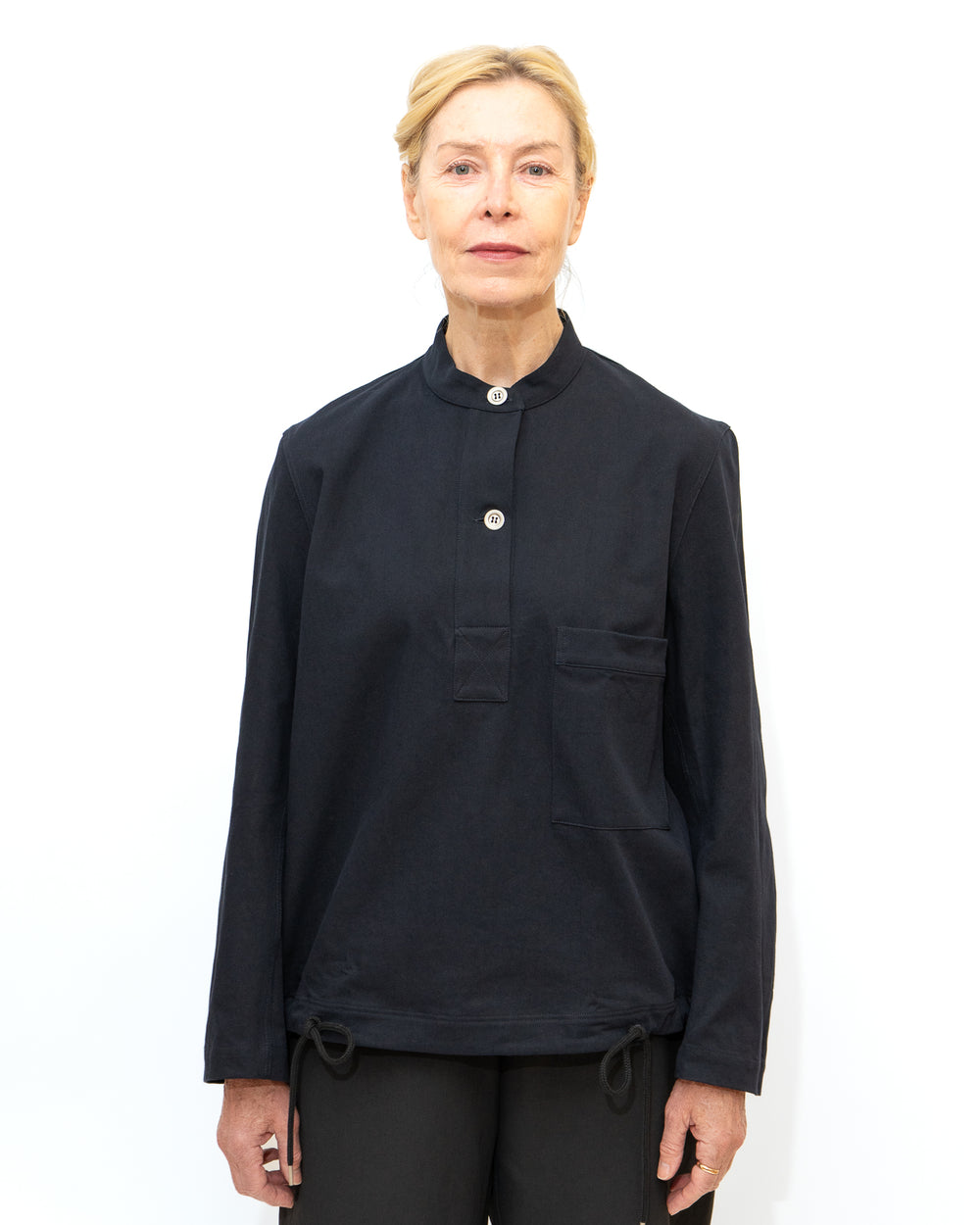 Baye Pullover Utility Shirt - Indigo Studio Nicholson