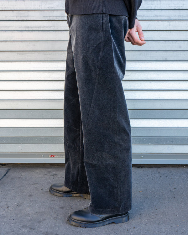 Twisted Seam Trouser - Charcoal