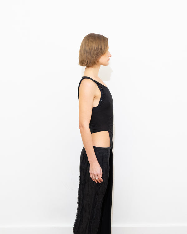 Elongated Detail Tank - Black Unmere