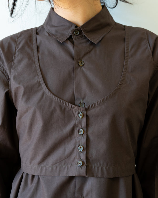 Tiye Shirt + Vest - Chocolate